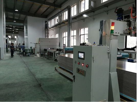 Mitsubishi PLC Control 4.5KW UV Coating Machine Untuk Papan Kalsium Silikat