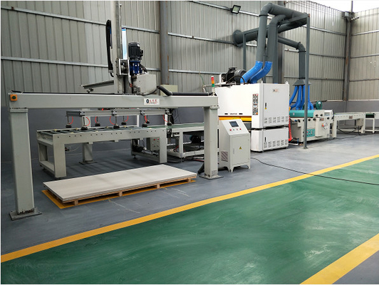 Mitsubishi PLC Control 4.5KW UV Coating Machine Untuk Papan Kalsium Silikat