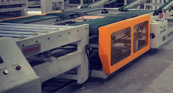 90deg Rotating Automatic UV Coating Machine Untuk Fiberboard Semen