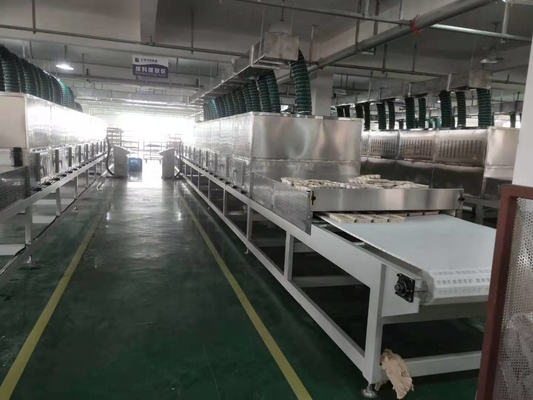 30KW Pengering Mikrowave Vacuum cepat Kapasitas 1-10T/H Waktu pengeringan 2-6 jam
