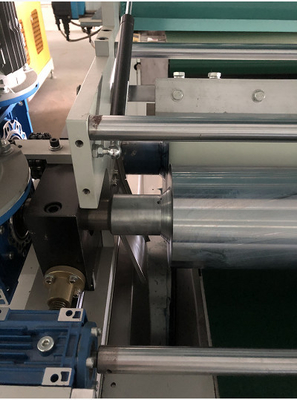 Untuk Ar Kaca Atau Lantai Kayu Atau Lembar Karet permukaan Rol Coating Mesin Dengan 220V / 50Hz Daya Dan Kecepatan 0-20m / Min