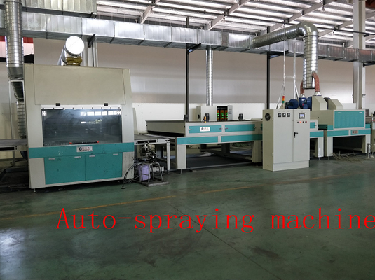 Sistem Pelapis Semprot Kontrol PLC / HMI Dengan Kecepatan Pelapisan 0-3m/Min