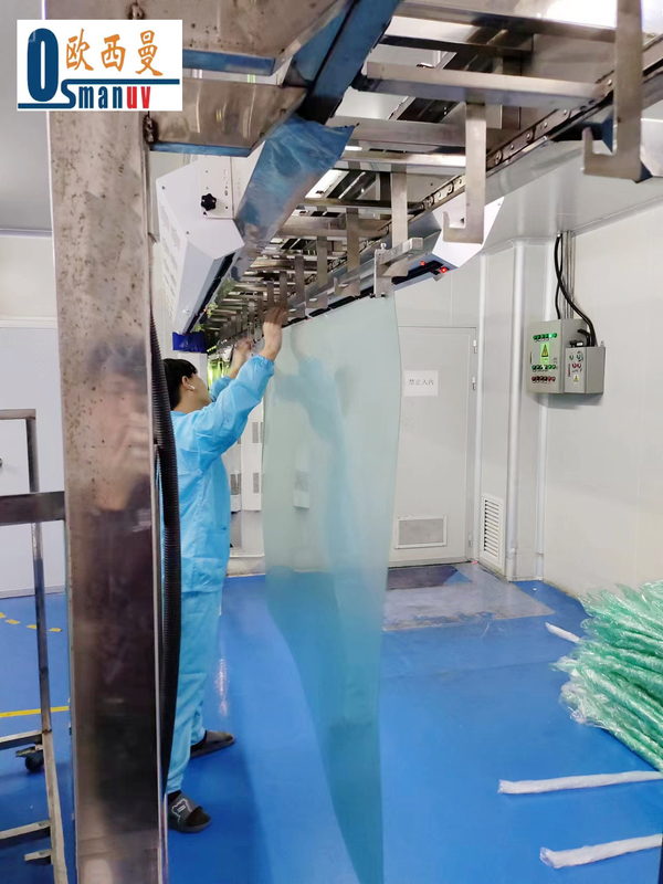 1000mm Roller Width Curtain Coating Machine untuk Tepat dan Ketebalan Lapisan 0.02-2mm