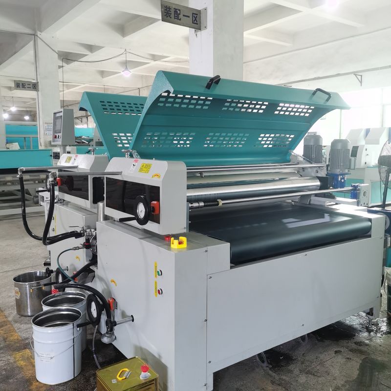 Mesin Pelapis Dua Roller Berkecepatan Tinggi Untuk Pintu Papan Kaca Akrilik Kayu