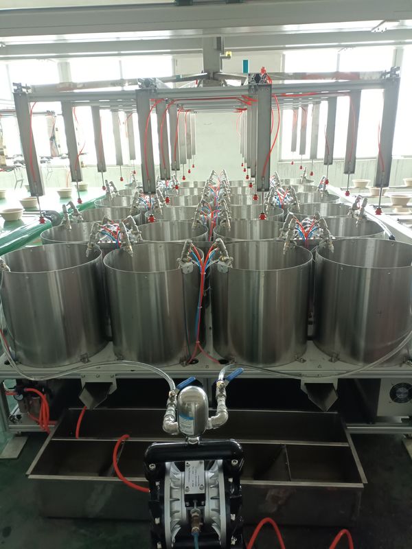 Lini Pelapisan Putar Internal untuk Produk Cetakan Pulp - Mesin Pelapisan Presisi Otomatis Penuh