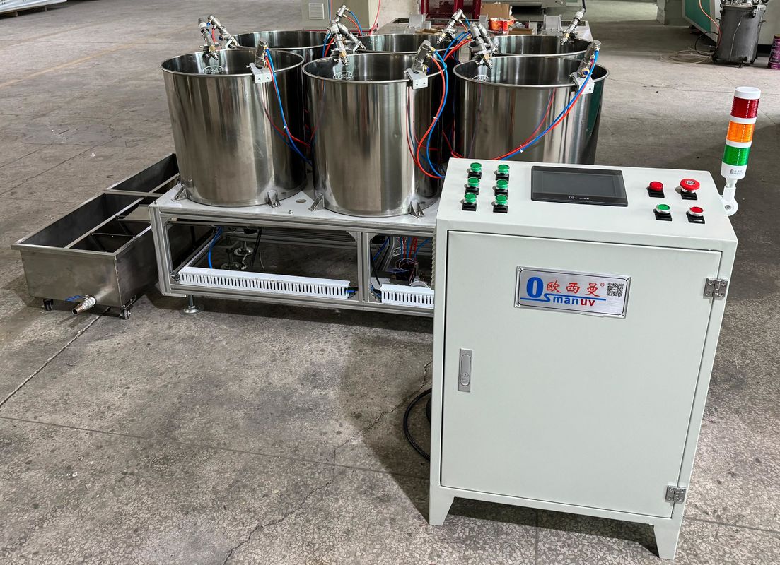 Mesin Lapisan Spin Enam Stasiun Untuk Pulp Molding Food Packaging Dan Kemasan Industri