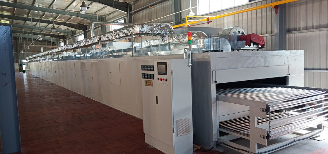 Garis Pengering Industri Gas Alam 28m Tugas Berat 24kw Untuk Paket Cetakan Pulp