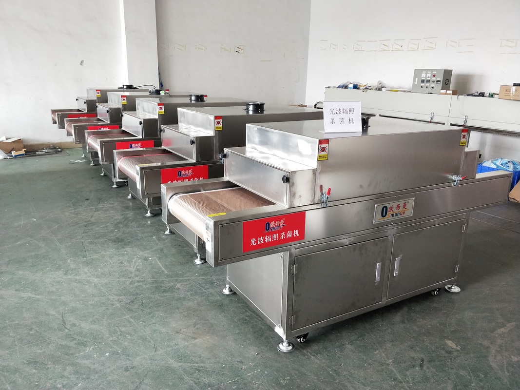 Terowongan Sterilizer UV-C Intensitas Tinggi untuk Kemasan Makanan Transparan
