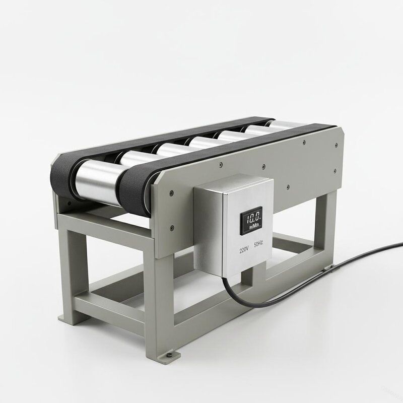 10m/Min 220V 50HZ Cnc Conveyor Belt Mesin Drive Roller Conveying