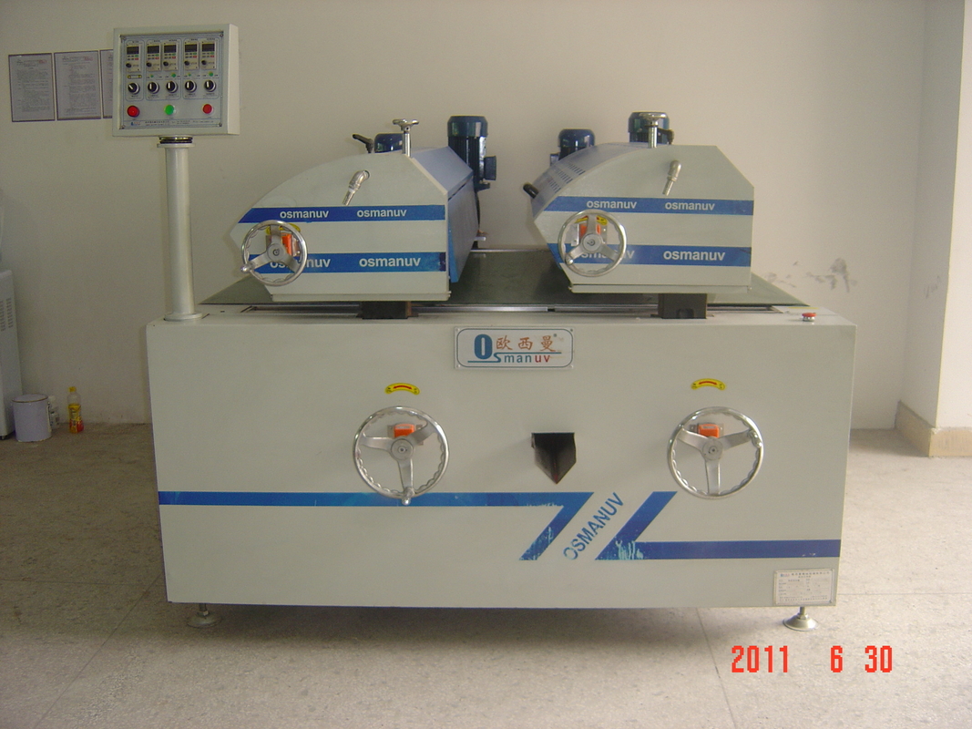 220V/50Hz Power Supply dan 1000mm Max Coating Width Roller Coating Equipment untuk Cat