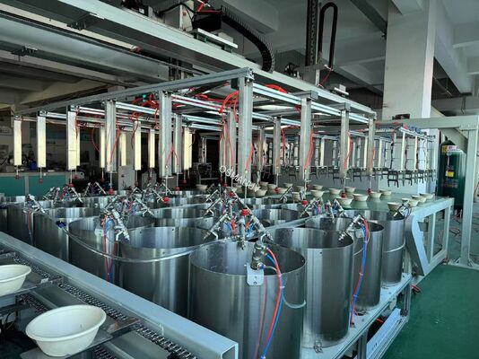 PFAS-Free Water & Oil Barrier Rotary Spin Coating Line with Fully Customizable Station Count and Integrated Drying Profile for Pulp Molding Coating Machine