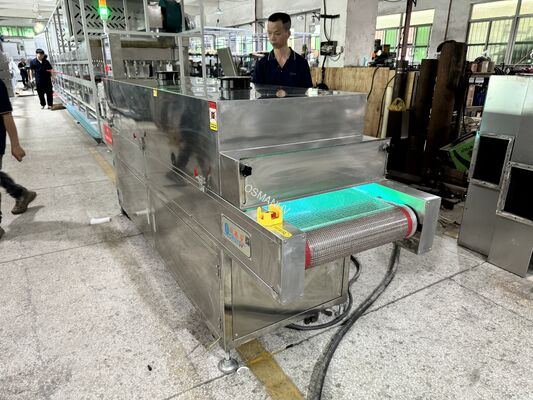 High-Speed UV Light Sterilization Tunnel for Food-Grade Pulp Molded Packaging - Conveyorized Inline System