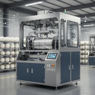 Smart IoT Rotary Coating Pilot Machine with CE Certificate for Premium Pulp Molded Products - Industry 4.0 Solution