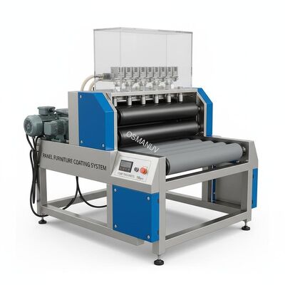 AC 110v 100mm Thick Roller Coating Equipment For Panel Furniture