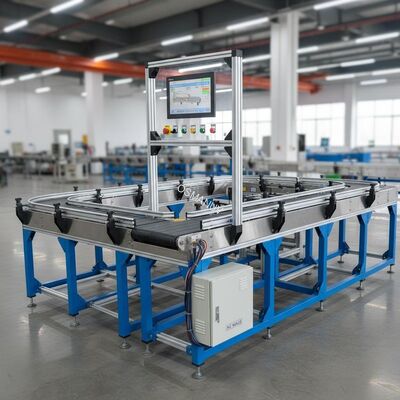 Automatic Efficiency Operation Belt Conveyor System with PLC Control System