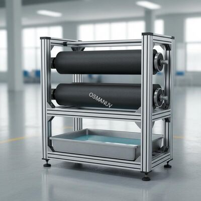 Max Coating Width 1000mm Roller Coating Equipment with and 200-400mm Roller Diameter