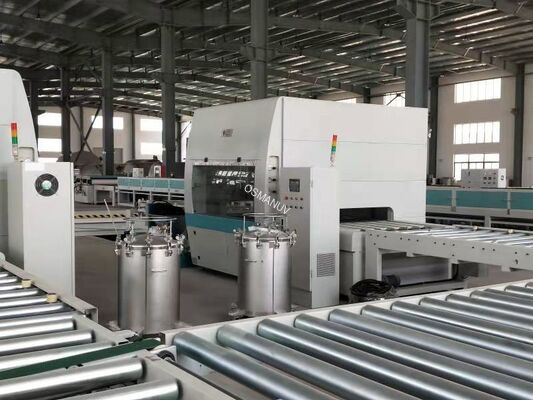 Mitsubishi Servo Motor Spray Coating Machine For Cement Fiberboard