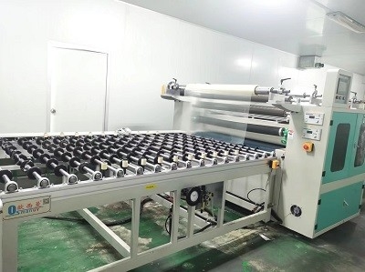 1.5KW Mesin Laminasi Film Untuk Laminasi Tepat Dan Lemes Ketebalan 0.03-2mm Untuk Kaca, Akrilik, Plastik, Borat