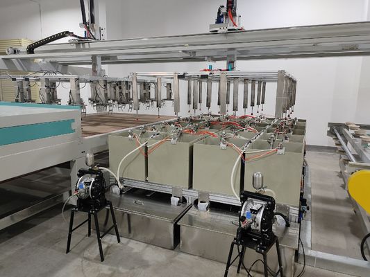 Mesin Lapisan Spin 24 Stasiun Untuk Pulp Molding Serat Dengan Barrier Coat