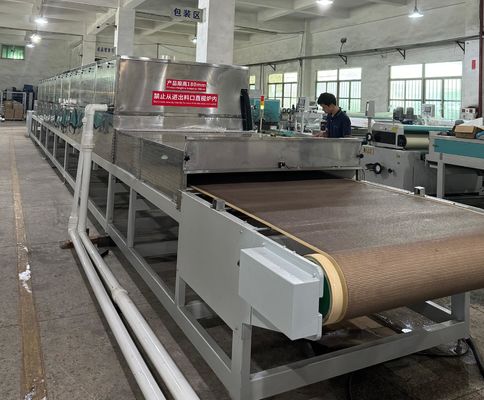 85kW Daya Air pendingin Mesin pengering gelombang mikro 9 tahap