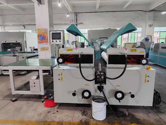 Kaca Dan Lembar Logam Lapisan Lapisan Mesin Lapisan Double Roller