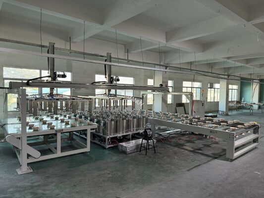 Mesin Lapisan Spin Multi-Station Otomatis untuk Cetakan Pulp dengan Ketebalan Lapisan yang Dapat Dikustomisasi & Penanganan Bahan Robot