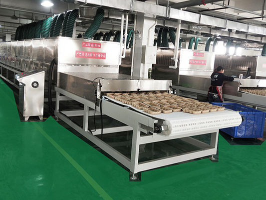 1170mm Lebar 85KW Microwave Dehydrator Untuk Pulpmolding