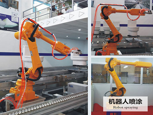 Sistem Lukisan Semprot Robot Otomatis Oranye ISO9001 380V 50HZ