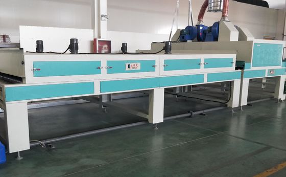 Spot Grass Green UV Coating Line / Mesin Cetak Uv Otomatis ISO9001 1320mm