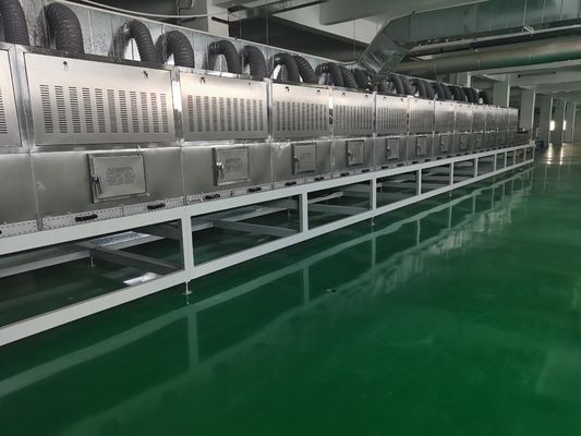 ISO9001 Peralatan pengeringan gelombang mikro 35kVA Pengering gelombang mikro industri