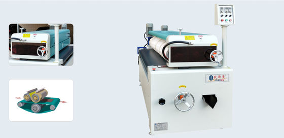 W620mm 3.75KW Roller Coating Equipment / Mesin Pelapis Uv Untuk Kayu
