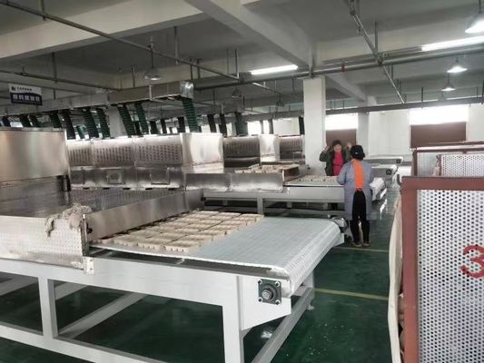 30-50KW peralatan pengeringan vakum gelombang mikro yang disesuaikan Kapasitas 1-10T/H