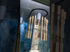 Spot Roller Conveyor UV Coating Machine Untuk Kayu 650mm Lebar