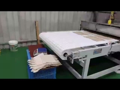 17530mm×1600mm×1100mm vacuum microwave dryer untuk kontrol suhu yang tepat pada 80C